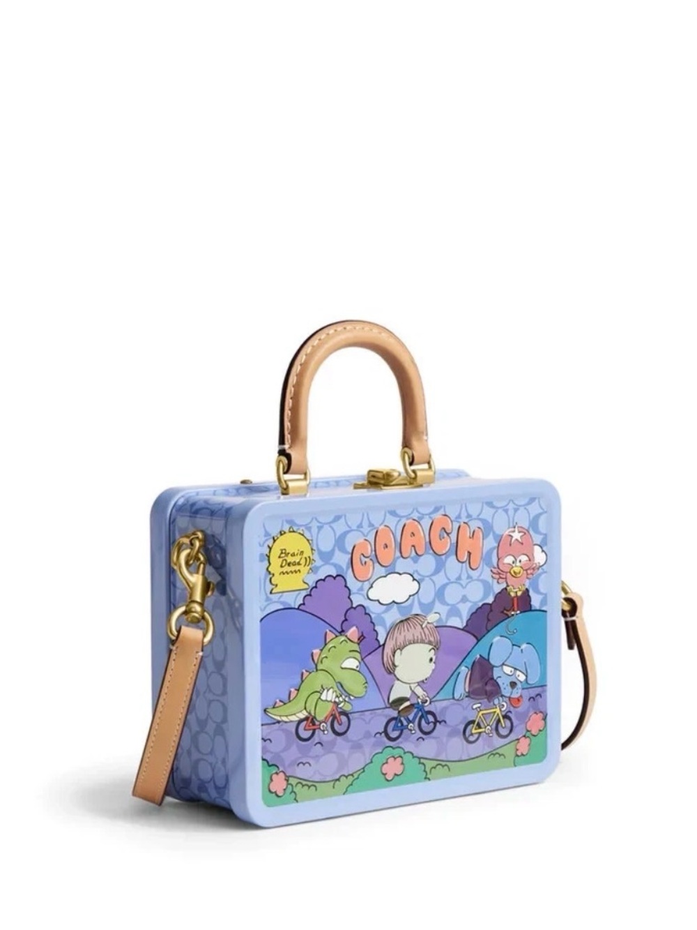Brain Dead x Coach Lunch Box Purple
